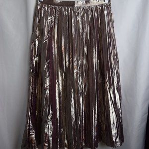Gap Pink Metallic Long Skirt